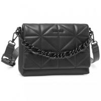 Čierna extravagantná crossbody kabelka &quot;Chain&quot;