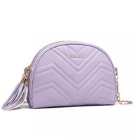 Fialová okrúhla crossbody kabelka &quot;Moonlight&quot;