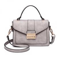 Sivá aktovková crossbody kabelka &quot;Alice&quot;