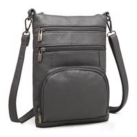 Sivá malá crossbody kabelka &quot;Enigma&quot;