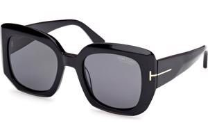 Tom Ford Carla-02 FT1220 01D Polarized - ONE SIZE (52)